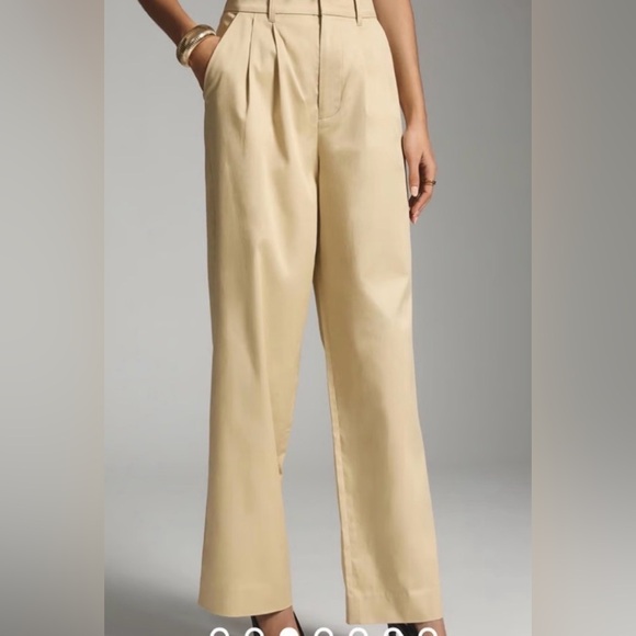 Avec Les Filles Pants - Avec Les Filles Light Tan Chinos